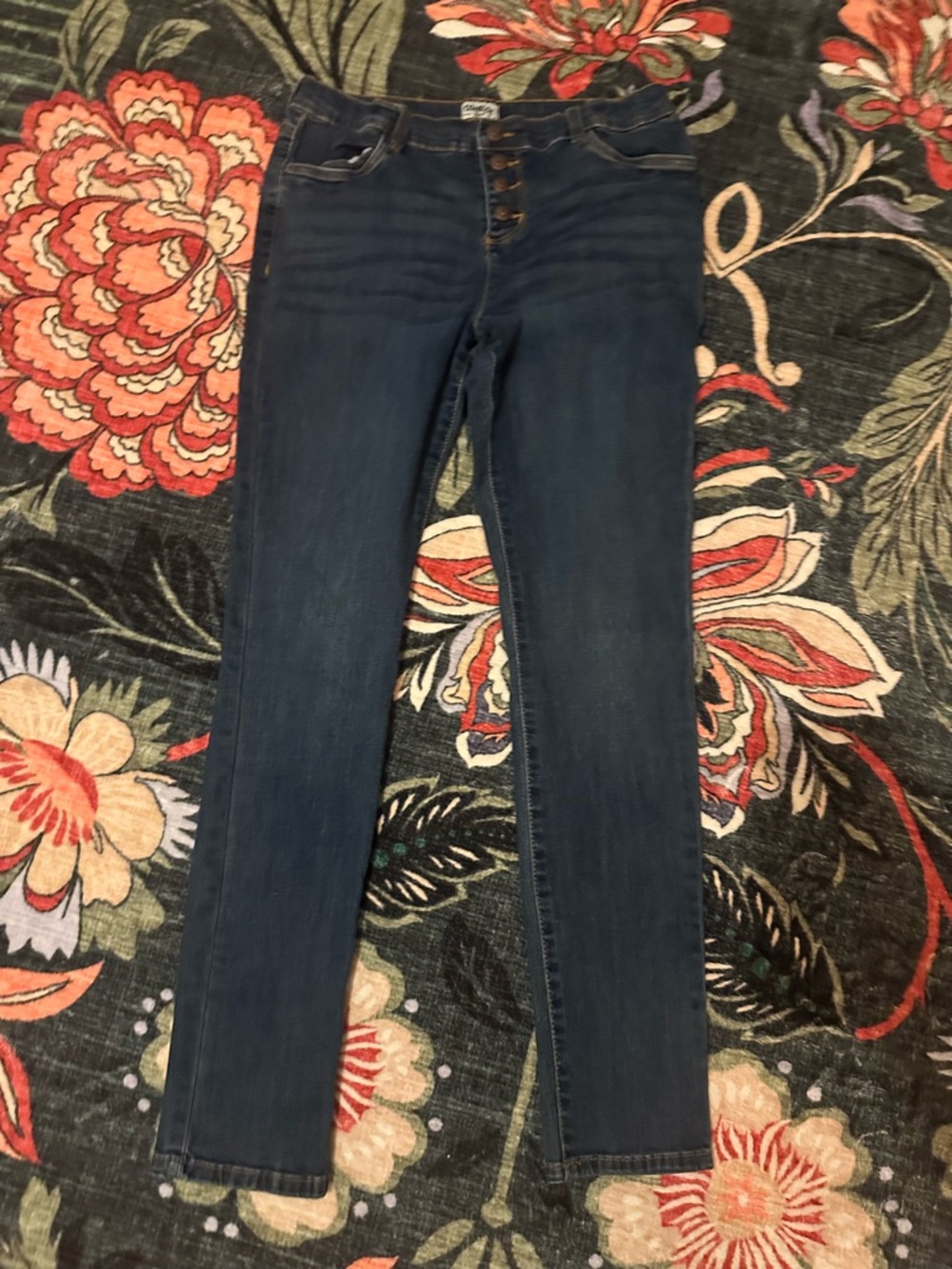 4/$20 💫 OshKosh Skinny Jeans Girls Size 14 / 14A Dark Wash